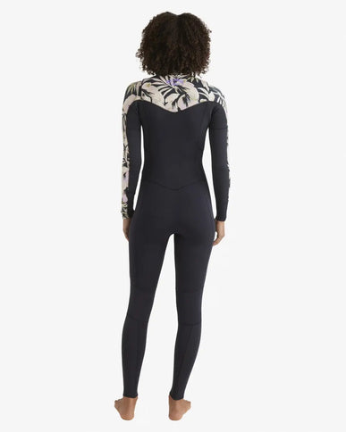Billabong Billabong Salty Dayz Natural 4/3 Dames Wetsuit Black Floral