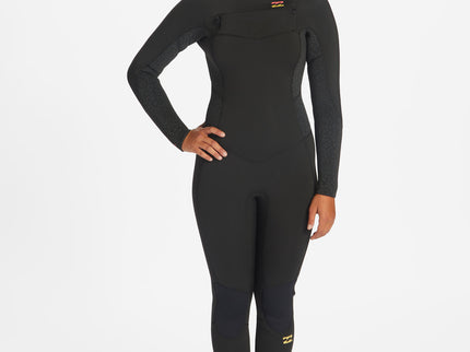 Billabong Billabong Synergy 5/4 Dames Hooded Wetsuit – Wild Black
