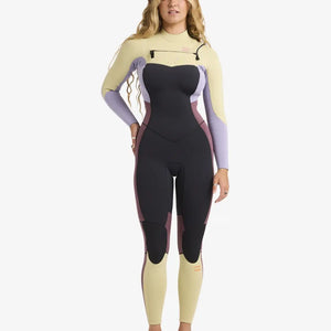 Billabong Billabong Synergy Natural 3/2 Dames Wetsuit Grey Violet