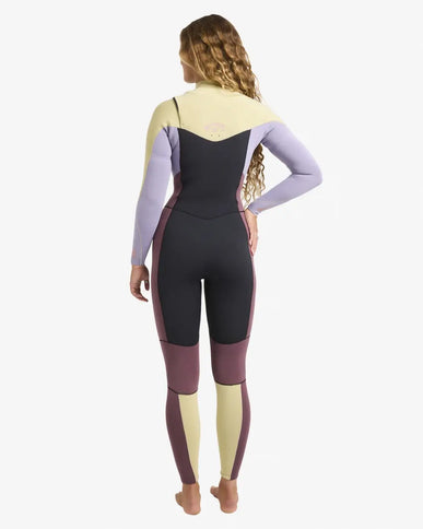 Billabong Billabong Synergy Natural 3/2 Dames Wetsuit Grey Violet