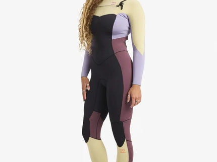 Billabong Billabong Synergy Natural 3/2 Dames Wetsuit Grey Violet