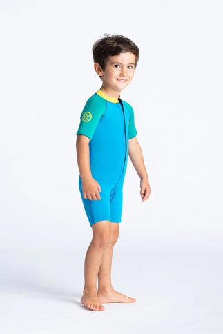 C-Skins C-Skins 3/2 Baby Wetsuit Shorty - Cyan Green