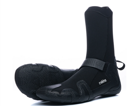 C-Skins C-Skins C-Wired 7mm Adult Round Toe Boots-BLK-CH