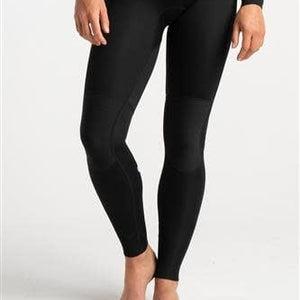 C-Skins C-Skins CS- Solace 2mm Womens Flatlock Leggings-BK-BK-WH