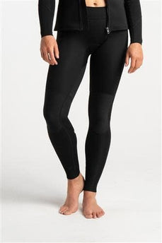 C-Skins C-Skins CS- Solace 2mm Womens Flatlock Leggings-BK-BK-WH