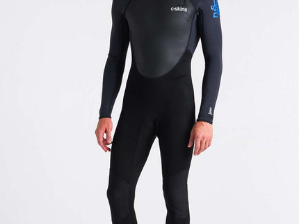 C-Skins C-Skins Element 3/2 Heren Wetsuit Black Cyan