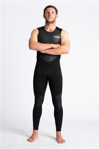 C-Skins C-Skins Element 3:2 Mens Long John-BK-BK