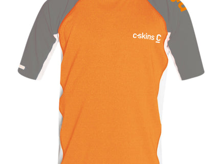 C-Skins C-Skins Kinder Lycra Short Sleeve Flo Orange/White