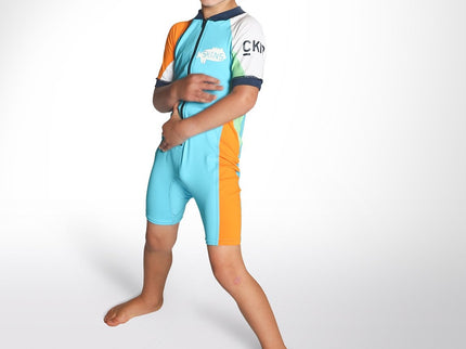 C-Skins C-Skins Kinder Lycra Shorty Turquoise/Orange/Green