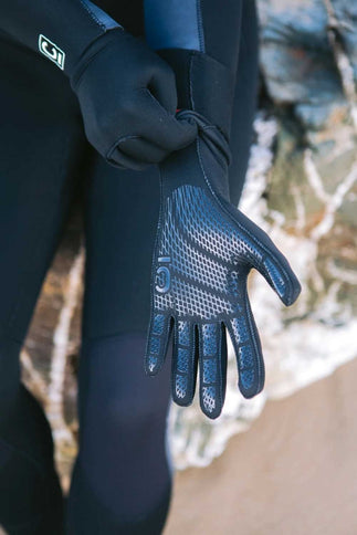 C-Skins C-Skins Legend 3mm 5 Vinger Surfhandschoen Black