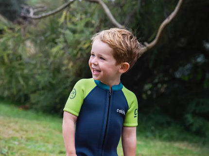 C-Skins C-Skins Nuwave 3/2 Baby Shorty Wetsuit Bluestone Lime