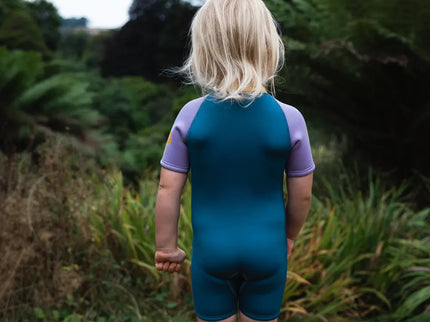 C-Skins C-Skins Nuwave 3/2 Baby Shorty Wetsuit Steel Blue Lilac