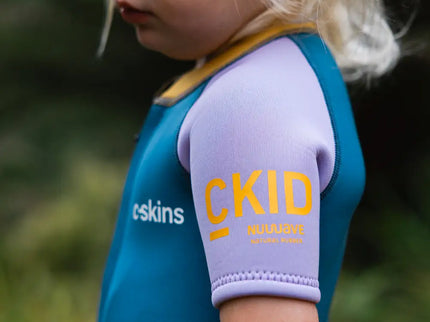 C-Skins C-Skins Nuwave 3/2 Baby Shorty Wetsuit Steel Blue Lilac