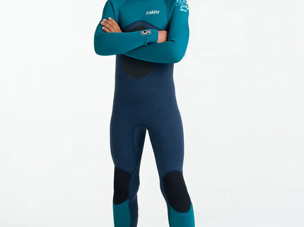 C-Skins C-Skins Nuwave Legend 4/3 Kinder Wetsuit Bluestone Emerald Lime