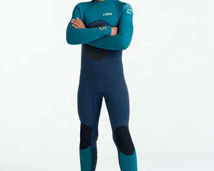 C-Skins C-Skins Nuwave Legend 4/3 Kinder Wetsuit Bluestone Emerald Lime