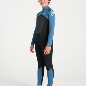 C-Skins C-Skins Nuwave Legend 5/4/3 Kinder Wetsuit Black Steel Blue