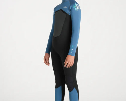 C-Skins C-Skins Nuwave Legend 5/4/3 Kinder Wetsuit Black Steel Blue