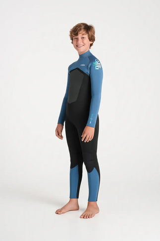 C-Skins C-Skins Nuwave Legend 5/4/3 Kinder Wetsuit Black Steel Blue