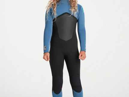 C-Skins C-Skins Nuwave Legend 5/4/3 Kinder Wetsuit Black Steel Blue