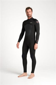 C-Skins C-Skins NuWave Legend 5:4:3 Mens Back Zip Steamer-BKNF