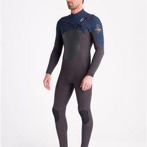 C-Skins C-Skins NuWave ReWired 5:4 Mens Chest Zip Steamer-MT-MX-BSX