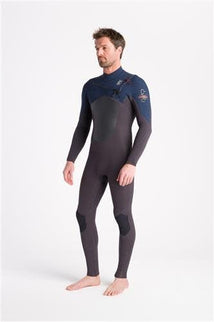 C-Skins C-Skins NuWave ReWired 5:4 Mens Chest Zip Steamer-MT-MX-BSX