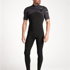 C-Skins C-Skins NuWave Session Lite 2:2 Mens FL CZip SArm Steamer-BKMT