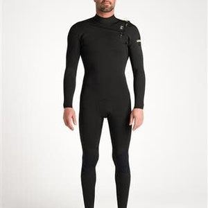 C-Skins C-Skins NuWave Session Lite 3:2 Mens FL Chest Zip Steamer-BK