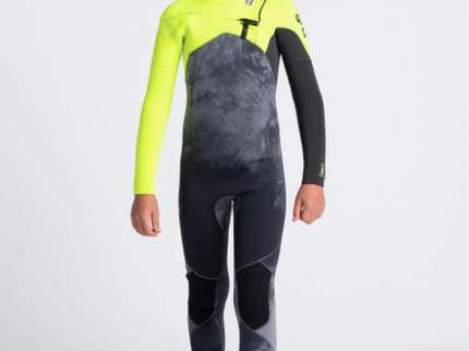 C-Skins C-Skins Session 4/3 Kinder Wetsuit - BKTD-YE-GR