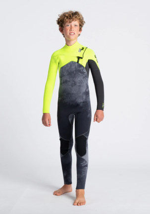 C-Skins C-Skins Session 4/3 Kinder Wetsuit - BKTD-YE-GR