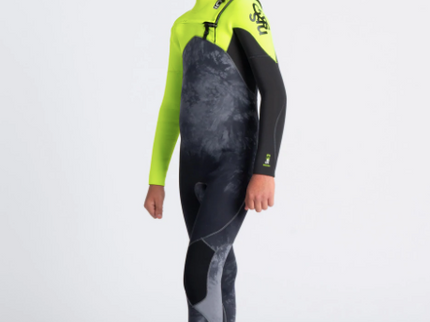 C-Skins C-Skins Session 4/3 Kinder Wetsuit - BKTD-YE-GR