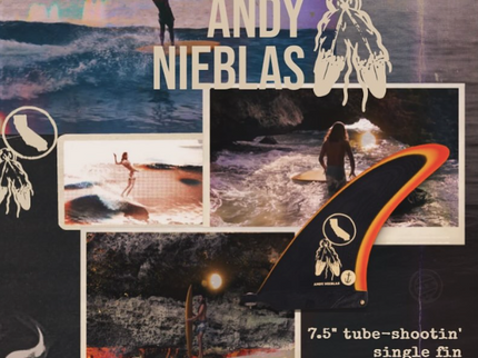 Captain Fin Captain Fin Andy Nieblas Single Fin 7.5 inch Clear