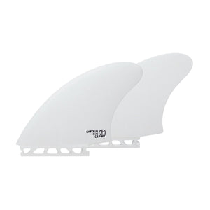 Captain Fin Captain Fin CF Twin Keel Fins Single Tab White