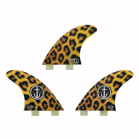 Captain Fin Captain Fin Twin Tab Leila Hurst Cheetah Thruster Fins