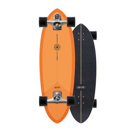 Carver Skateboards Carver Surf Skate CI Mid Orange 32" Skateboard C7