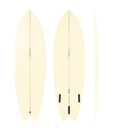 Code Surfboards Code Best Fish Forever PU - Futures - 3 Fin