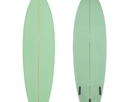 Code Surfboards Code Best Fish Forever PU - Futures - 3 Fin - Sage Green