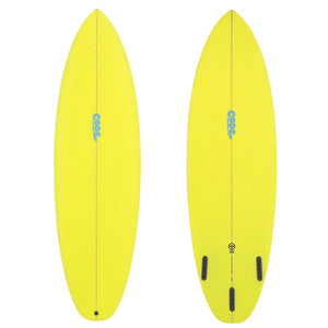 Code Surfboards Code Daily Driver EPS - Futures - 3 Fin - Lemon Yellow