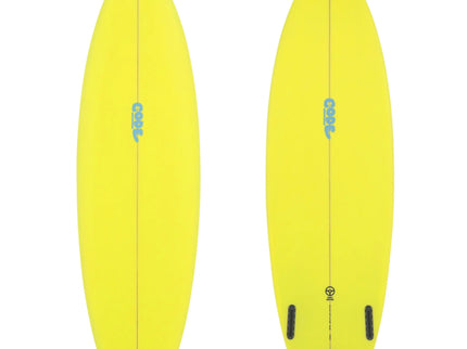 Code Surfboards Code Daily Driver EPS - Futures - 3 Fin - Lemon Yellow