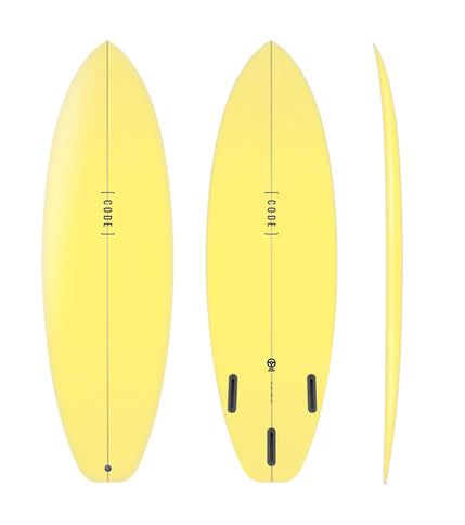 Code Surfboards Code Daily Driver PU - Futures - 3 Fin
