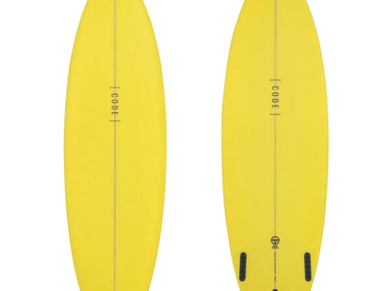 Code Surfboards Code Daily Driver PU - Futures - 3 Fin - Yellow