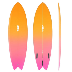 Code Surfboards Code Surfboards 6'6 Best Fish Forever EPS - Futures - Sunrise