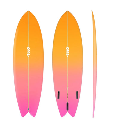 Code Surfboards Code Surfboards 6'6 Best Fish Forever EPS - Futures - Sunrise