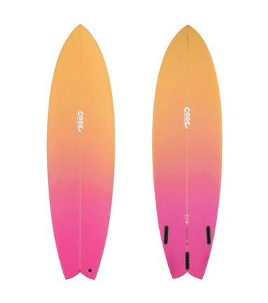 Code Surfboards Code Surfboards 6'6 Best Fish Forever EPS - Futures - Sunrise