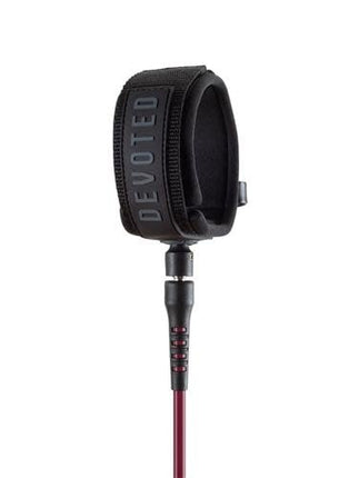 Devoted Devoted Core Series 9ft Pro Knee Leash Black-burgundy