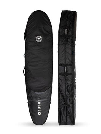 Devoted Devoted Longboard 10mm Quad Boardbag 8'0"(2-4 Boards) Black