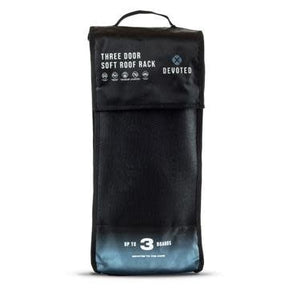 Devoted Devoted Premium Three Door Car Soft Roof Rack Black