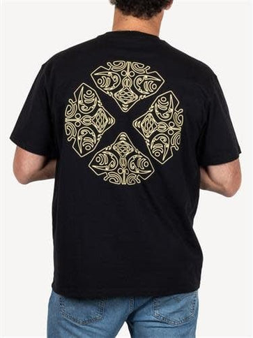 Devoted Devoted Printed Samoan Tee 200gr Black