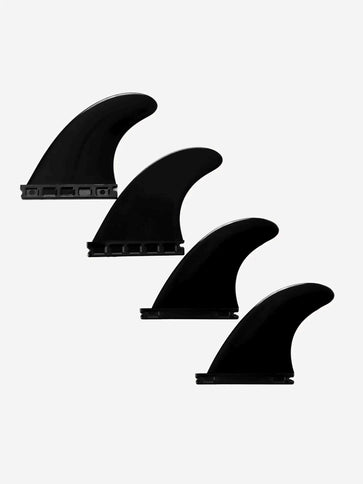 Devoted Devoted Quad Fin Set Single Tab Black