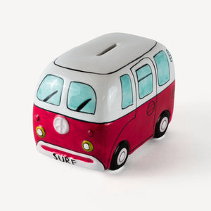 Devoted Devoted Surf Bus Spaarpot Rood